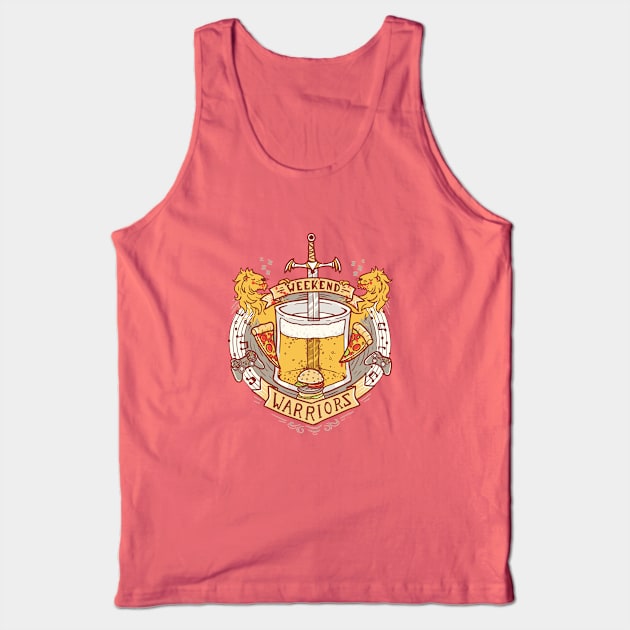 Weekend Warriors Tank Top by Demented